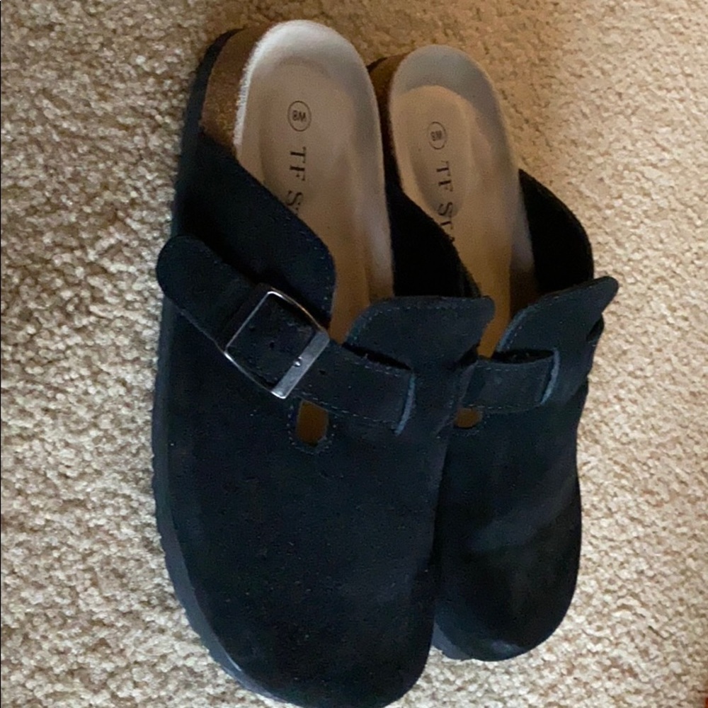 Black clogs